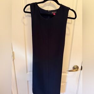 Vince Camuto Navy Sleeveless Midi Dress